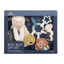 Itzy Ritzy Bitzy Busy Toy & Teether Unisex Gift Set - Farm 0M+ Multi Color