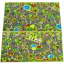 SYNCFUN 2 Pack Kids Car Rug for Playroom, Jumbo Car Play Mat for Toddlers,Durable Car Carpet for City Pretend Play