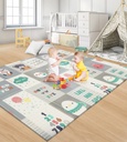 RELOIVE Foldable Baby Play Mat,Reversible Foam Playmat for Floor,79"X59"Large Waterproof Anti-Slip Activity Playmats with Travel Bag for Babies,Toddlers, Infants