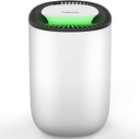 Dehumidifier,Hysure Quiet and Portable Dehumidifier Electric 600ml for Small Rooms Bathroom, Bedroom, Wardrobe Room, Closet, Crawl Space, White