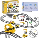 FunLittleToy City Building Blocks with Construction Trucks, Train Tracks, Party Favors for Kids, Educational STEM Toys Birthday Gifts for Boys and Girls