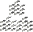 Hemoton 30 Pcs Corner Code Shelf Brackets Heavy Duty L Brackets for Shelves Metal Bracket Jointer Decorative Corner Brackets Heavy Duty Shelf Brackets Stainless Steel Right Angle Connector