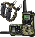 Aikmi Walkie Talkies for Kids 22 Channel 2 Way Radio 3 Miles Long Range Handheld Walkie Talkies Durable Toy Best Birthday Gifts for 6 Year Old Boys and Girls fit Adventure Game Camping (Green Camo 1)