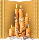 Beeswax Candle Making Kit - All-Inclusive DIY Candle Making Kit for Adults and Kids - Candle Rolling Kit DIY Candle Maker - Beeswax Sheets for Candle Making Kit - Candle Starter Kit Beeswax Candle Kit