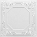 A La Maison Ceilings R32c Topkapi Palace Foam Glue-up Ceiling Tile (21.6 sq. ft./Case), Pack of 8, Plain White, 21