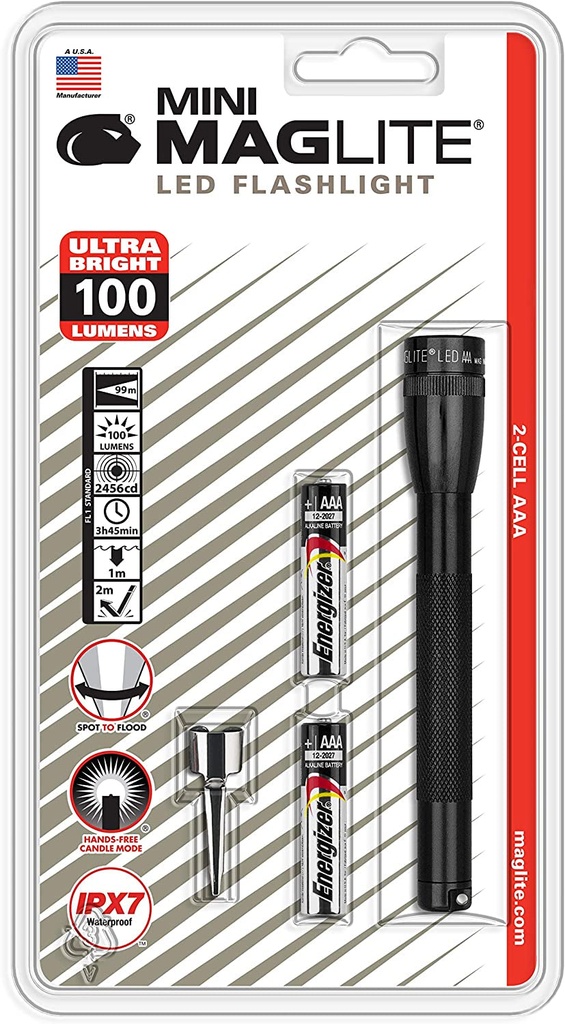Maglite Mini LED Flashlight - Rugged & Reliable Lighting