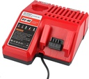 Lithium Battery Charger, Multi Voltage Charger for Milwaukee 12V~18V M12 M18 48-59-1812 48-11-1850 48-11-1840 48-11-1815 Battery Power Tools Fast Charger