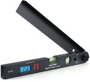 RISEPRO Aluminum Digital Angle Finder Protractor 0-225° 16 Inch Backlit LCD Digital with Horizontal and Vertical Bubble