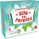 Educational Board Games Kids Trivia Games Kids Quiz Family Games Party Games | Kids vs Parents Around the World | Geography and World Travel Game | Age 8+