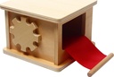LEADER JOY Montessori Materials Wooden Winder for Preschool Early Learning Tool