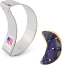 Ann Clark Cookie Cutters Crescent Moon Cookie Cutter - 3 Inches - Tin Plated Steel