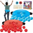 Skirfy Shaking Swing Balls for Kids Outdoor& Indoors Sport Toy with 2 Football Containers, Cute Animal Stickers,Outdoor Play Games for Kids, Party Favors Beach Toys for Kids Age 5 6 7 8 9+ and Adults
