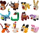 Party Favors For Kids Goodie Bag Fillers, 12 Animals Building Blocks Birthday Party Supplies Gifts Prizes Stocking Stuffers, STEM Educational Toys for Boys Girls (Set of 12)