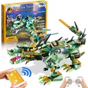 Sillbird Remote&APP Control Dragon Building Kit - STEM Toys For Kids Ages 8-12, Engineering Robot Building Set Birthday Gifts for Boys Girls 8 9 10 11 12-16 Year Old (515 Pieces)
