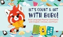 Let's Count and Eat with Bobo! Dual Language Playing and Counting Flash Card Game for Kids with English, Chinese, and Pinyin