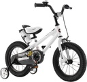 RoyalBaby Kids Bike Boys Girls Freestyle Bicycle 12 14 16 Inch with Training Wheels, 16 18 20 with Kickstand Child's Bike, Blue Red White Pink Green Orange
