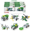 IRON COMMANDER Mini Erector Set Metal Building Set, Various Vehicles Model Stem Toys for Boys Ages 8 and up Military Series