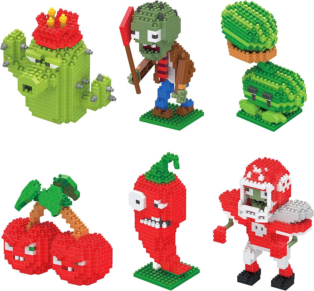 Plants vs. Zombies Building Blocks - Perfect Birthday Gift