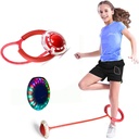 Sports Ankle Skip Ball, Flashing Jumping Ball for Boys Girls Fitness Toy - Christmas Day Gift 5 Colors