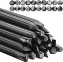 20 Packs Steel Punches 4 mm Flower Punch Stamp Set Practical Metal Stamping Kit Stamping Jewelry Tools for Ring Jewelry DIY Craft Tool