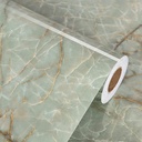 LIKILIKI 15.75 x 472 Green Marble Contact Paper for Countertops Waterproof Marble Wallpaper Peel and Stick Countertops Self Adhesve Contact Paper for Cabinets Removable Counter Top Stick Paper Roll