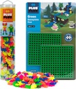 PLUS PLUS - Baseplate Duo and 240 Piece Neon Tube Set - Construction Building Stem Toy, Interlocking Mini Puzzle Blocks for Kids