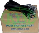 Heavy Duty 50 Pack of 21" JB Natural Rubber Bungee Cords with Steel Hooks. Heavy-Duty Tarp Straps, Tarp Tie down Bungee Straps