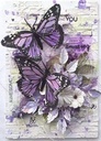 FEGAGA 5D Flower Diamond Painting Kits for Adults Full Drill Paint with Diamond Art Butterfly Animal Painting by Number Kits Home Wall Decor (11.8X15.7inch)