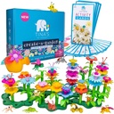 Flower Garden Building ToysÂ Set,Â EducationalÂ Stem Toys for 3, 4, 5, 6Â Year OldÂ Girl,Â Arts and Crafts for Girls, Toddler Building BirthdayÂ Gift, Easter,Â Montessori KindergartenÂ Learning Kit for Kids