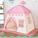 BEILIHART Kids Play Tent and Playhouse,51 x51 x39 Princess Castle Play Tents ,Pink Kids Tent Playhouses Indoor Outdoor ,Children Playhouse for Boys Girls Camping Play Games GIF.