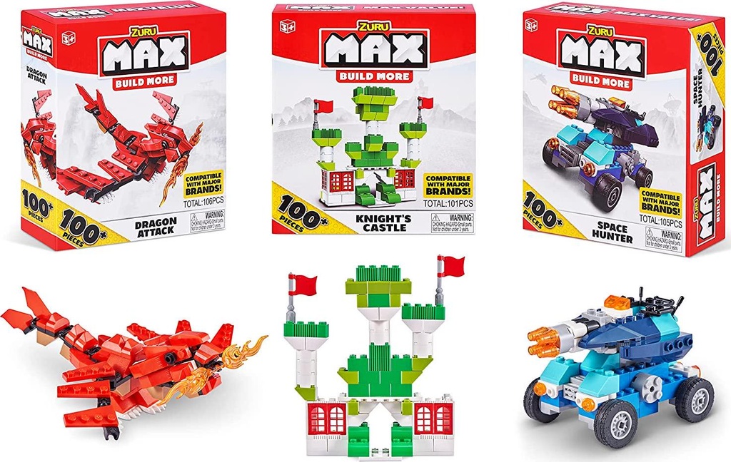 MAX Build More Construction Value Brick - 253 Bricks & Accessories