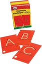 Didax Educational Resources Tactile Uppercase Sandpaper Letters, Upper case, 4-1/4 X 2-5/8 in, Multi