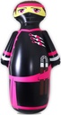 J&A's Inflatable Dudes Ninja Girl (Kuno) 47 Inches - Bop Bag | Kids Punching Bag | Inflatable Toy | Boxing - Premium Vinyl- Base is Already Filled with Sand for Bounce-Back Action! Weighted Bottom