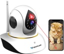 VSTARCAM Pet Camera, 1080P Cat Camera with Laser Wireless Dog Camera, Pet Camera with Phone APP 2 Way Audio, Night Vision Sound Motion Alerts, APP Remote Control Home Security Camera