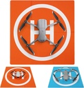 Symik Drone Landing Pad Elite Double-Sided Waterproof 20 inch (50cm) Portable Fast-Fold Helipad, Compatible with DJI Mavic Mini, Mavic Air 2, Mavic 2 Pro, Zoom, Mavic Air, Mavic 3 Pro, Phantom Series