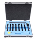 Accusize Industrial Tools 3/8 9 Pieces/Set, Indexable Carbide Turning Tools and Boring Bar, 2988-0038