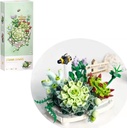GP&Home MOC 389Pcs Plant Series Mini Bricks Model, Creative DIY Simulation Mini Building Blocks Bonsai Construction Building Toy for Kids Teen and Adults (Not Compatible with Standard Bricks)