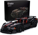 Nifeliz Sports Car X19 MOC Technique Building Blocks and Engineering Toy, Adult Collectible Model Cars Kits to Build, 1:9 Scale Race Car Model (1814 Pieces)