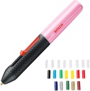 Bosch Gluey Cordless Hot Glue Pen, Cupcake Pink (20 Glue Sticks, USB Charger and Cable, 2X AA Batteries)