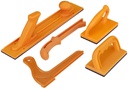 POWERTEC 71009 Safety Push Block and Stick Set | 5 Pack | Ergonomic Handles with Max Grip | Push Blocks and Sticks for Table Saw, Jointers and Woodworking | for Woodworker Safety & Control