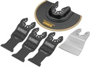 DEWALT Oscillating Tool Blades Kit, 5-Piece (DWA4216), Black