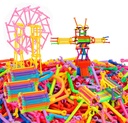 BESTING Building Bars 1150 PCS Various Shape Construction Blocks Stem Engineering Bricks Set 3D Puzzle Interlocking Creative Connecting Kit Educational for Kids(BT1150)