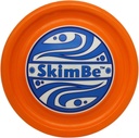 SkimBe Disc | New Outdoor Skip, Skim, and Slide Toy for All Season Fun! (Orange)