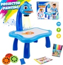 KETIEE Drawing Projector Table for Kids, Trace and Draw Projector Toy, Childrens Projector Painting Table Board Set, Educational Drawing Toys for Kids Boys Girls Age 3+ (Blue)