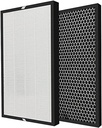 FY1413/40 Active Carbon & FY1410/40 HEPA Replacement Filter Set Compatible with Philips Air Purifier Series 1000 1000I, Replace AC1214 AC1215 AC1217 AC2729