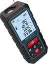 Laser Measure, Digital Distance Meter, Laser Measurement Tool with Electronic Angle Sensor, Backlit LCD, Pythagorean Mode, Measuring Distance, Area and Volume