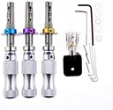 Locksmith Practice 7 Pin Tubular Door Opener Lock Pick Set 7.00Mm 7.5Mm 7.8Mm with Crystal Professional Visible Cutaway of Training Lock