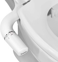 Ultra-Slim Bidet, Minimalist Bidet for Toilet with Non-Electric Dual Nozzle(Frontal & Rear Wash) Adjustable Water Pressure, Fresh Water Bidet Toilet Seat Attachment,Easy to Install
