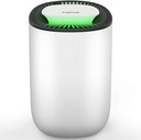 Dehumidifier, Quiet and Portable Dehumidifier Electric 600Ml for Small Rooms Bathroom, Bedroom, Wardrobe Room, Closet, Crawl Space, White