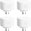 Smart Plug Wifi Outlet with Energy Monitor, App Remote Control, Timing Function, Compatible with Alexa, Google Assistant, Smartthings, SAA & RCM Certified - 4 Pack